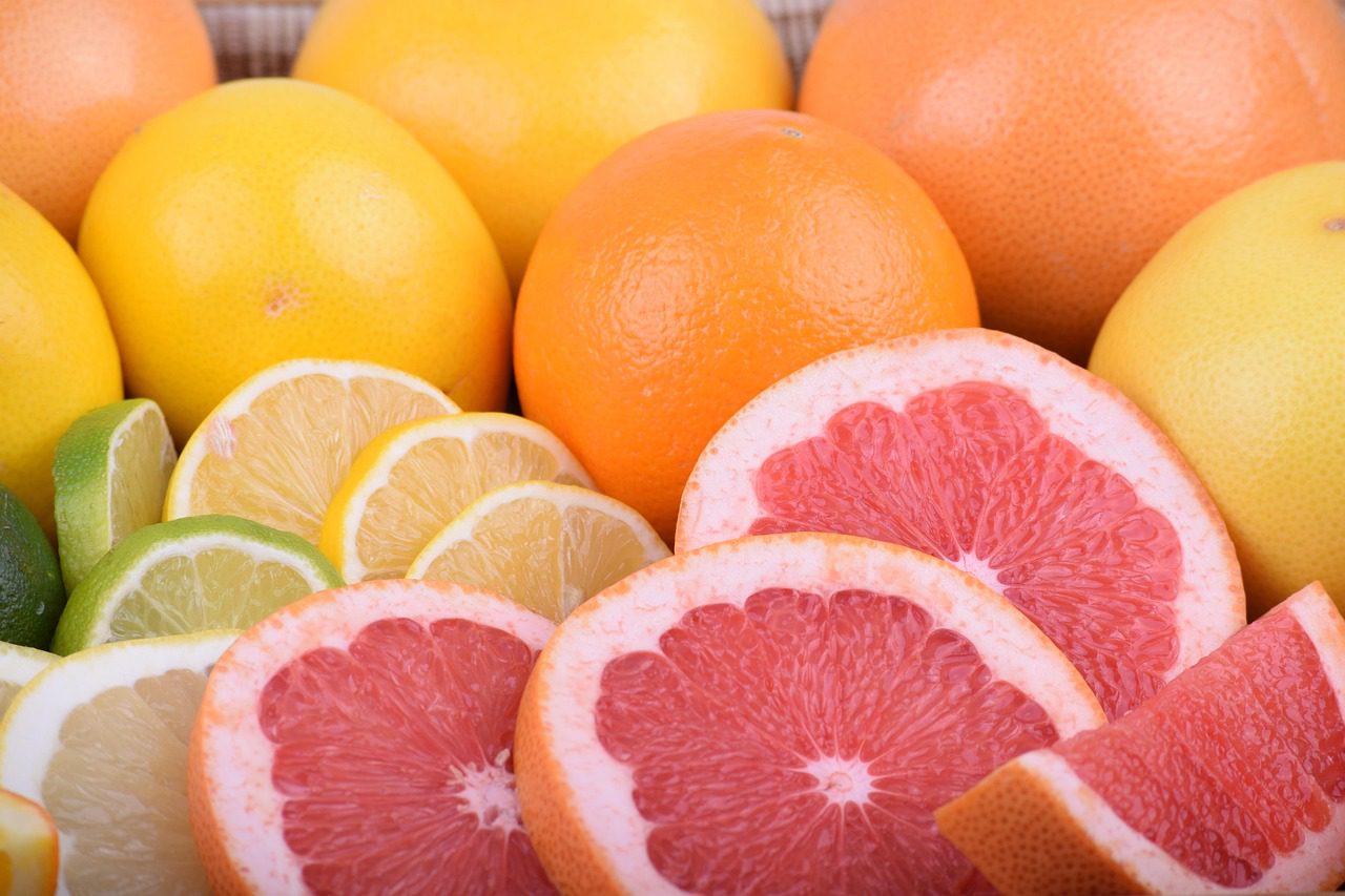 Vitamin C-rich citrus fruits for boosting immunity